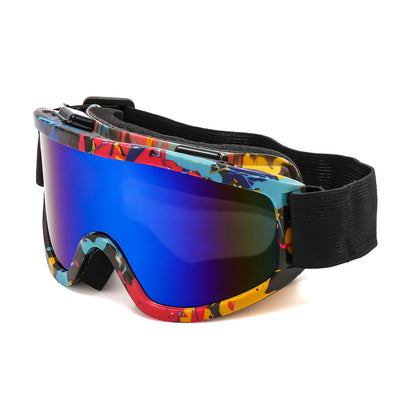 Ski- & Snowboardbrille mit Verspiegelter Linse UV & Blend­schutz für Wintersport