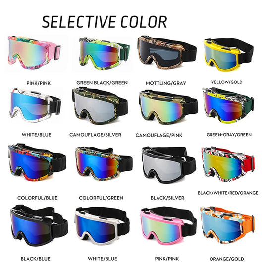 Ski- & Snowboardbrille mit Verspiegelter Linse UV & Blend­schutz für Wintersport