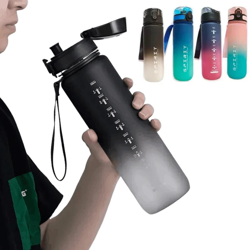 Sport Wasserflasche 0.5/0.6/1L – Leicht & Robust