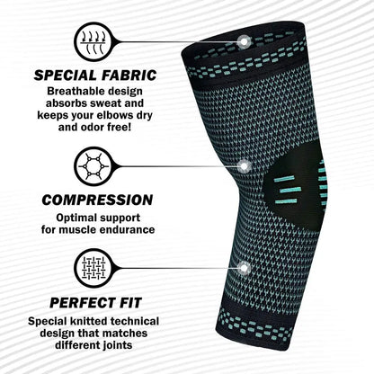 Elastische Ellenbogenbandage für Sport und Alltag