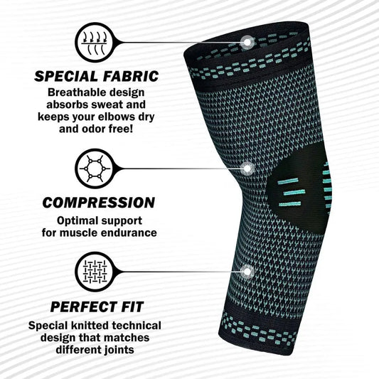 Elastische Ellenbogenbandage für Sport und Alltag