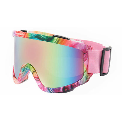 Ski- & Snowboardbrille mit Verspiegelter Linse UV & Blend­schutz für Wintersport