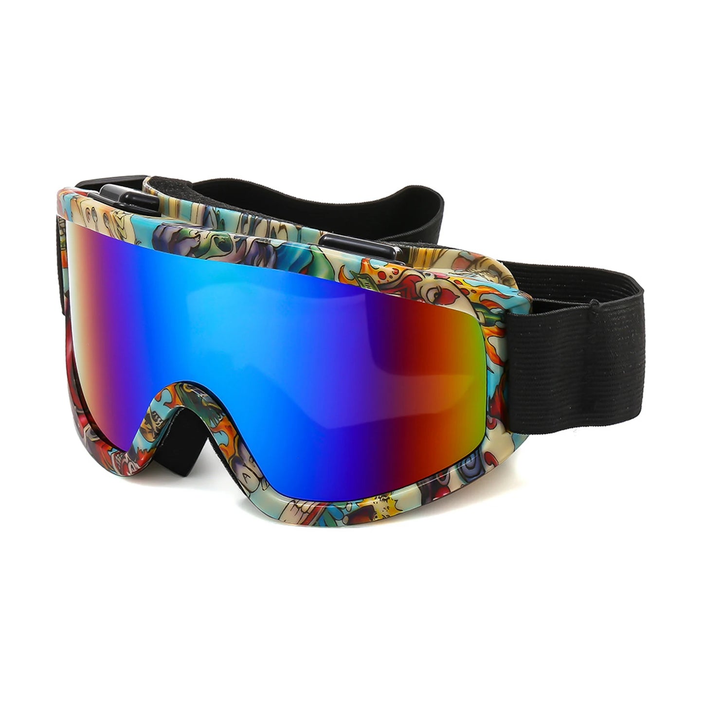 Ski- & Snowboardbrille mit Verspiegelter Linse UV & Blend­schutz für Wintersport