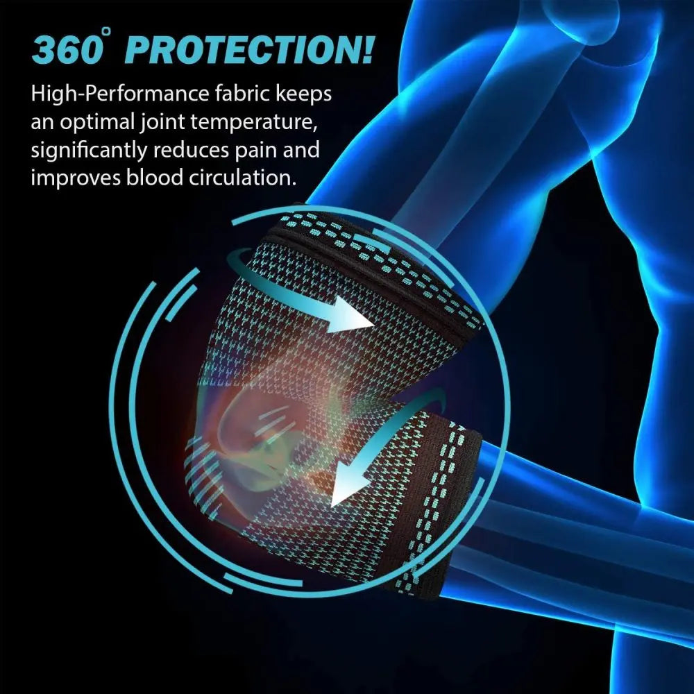 Elastische Ellenbogenbandage für Sport und Alltag