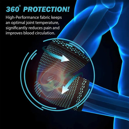 Elastische Ellenbogenbandage für Sport und Alltag