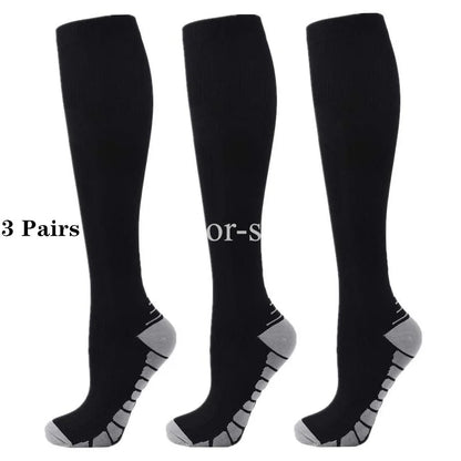 Premium 3er Paar Kompressionssocken