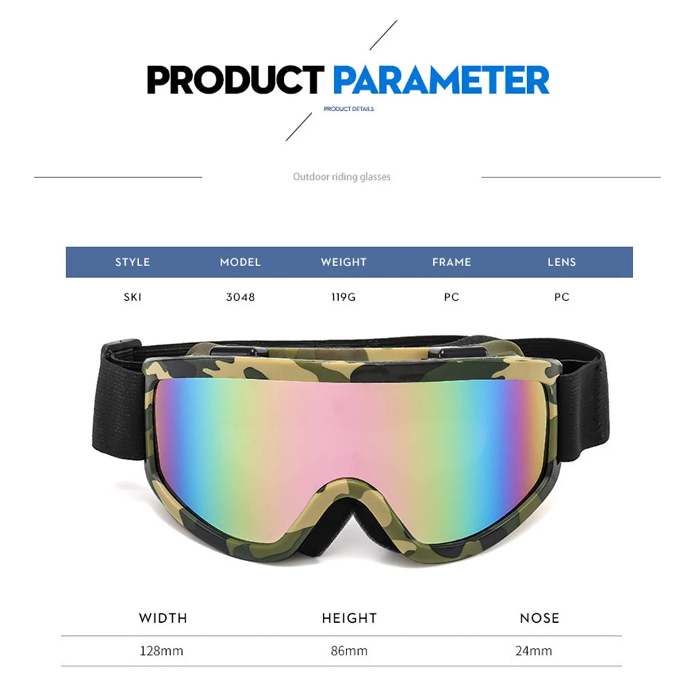 Ski- & Snowboardbrille mit Verspiegelter Linse UV & Blend­schutz für Wintersport