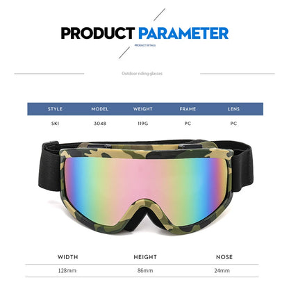 Ski- & Snowboardbrille mit Verspiegelter Linse UV & Blend­schutz für Wintersport